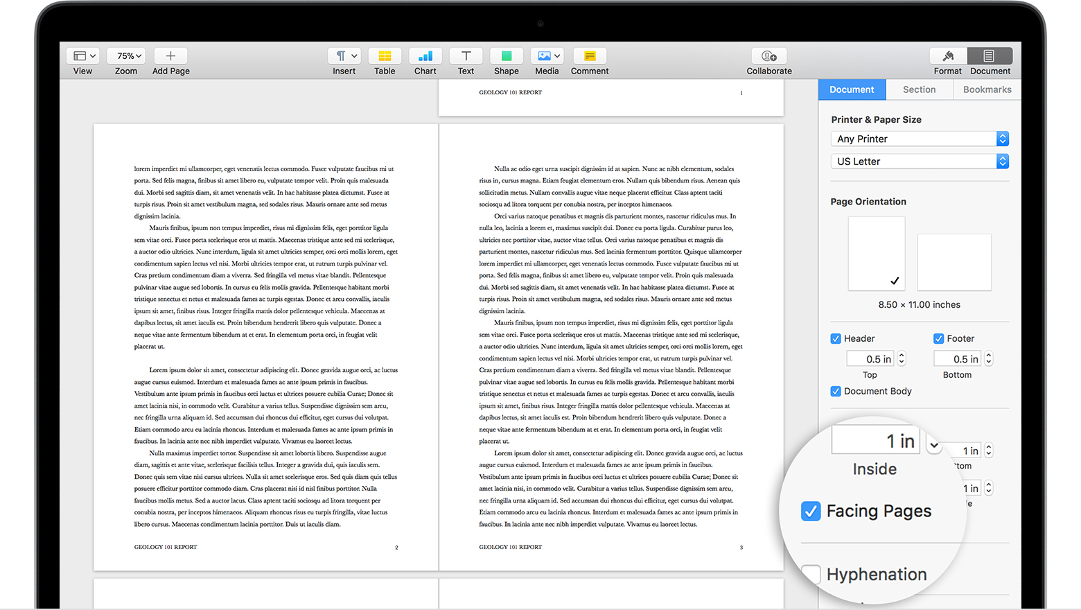how to set default view for word for mac documents